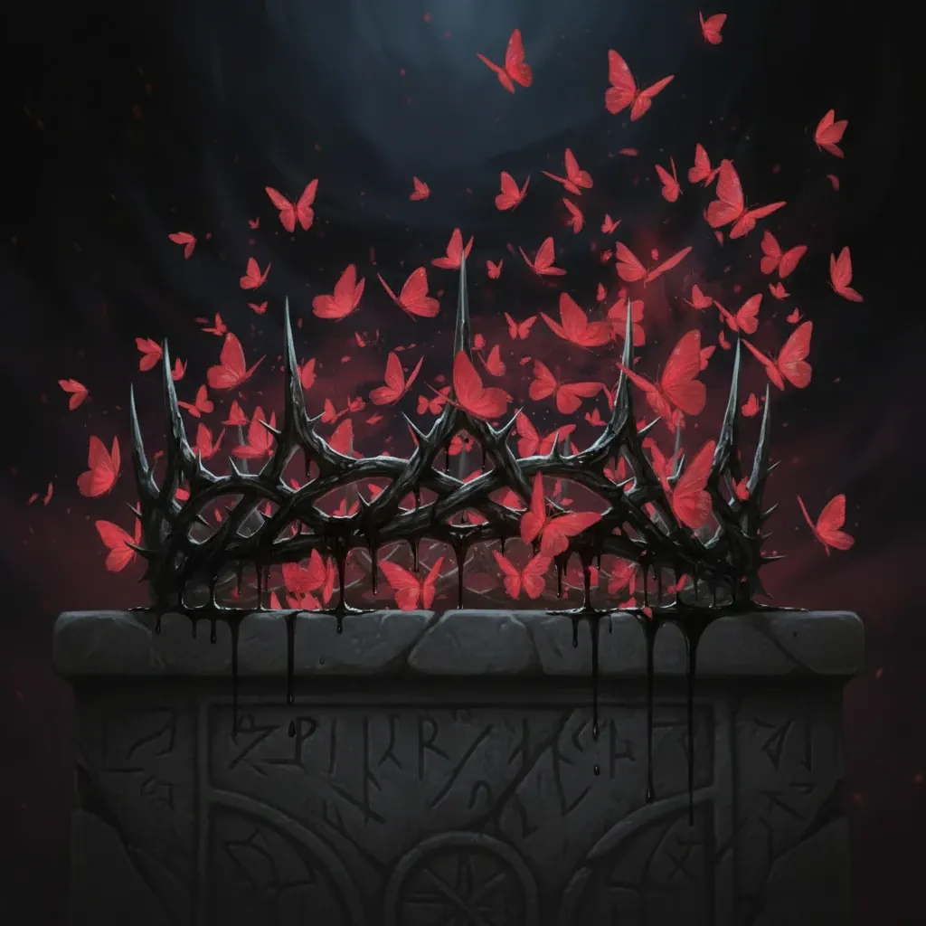 crown of blood butterflies