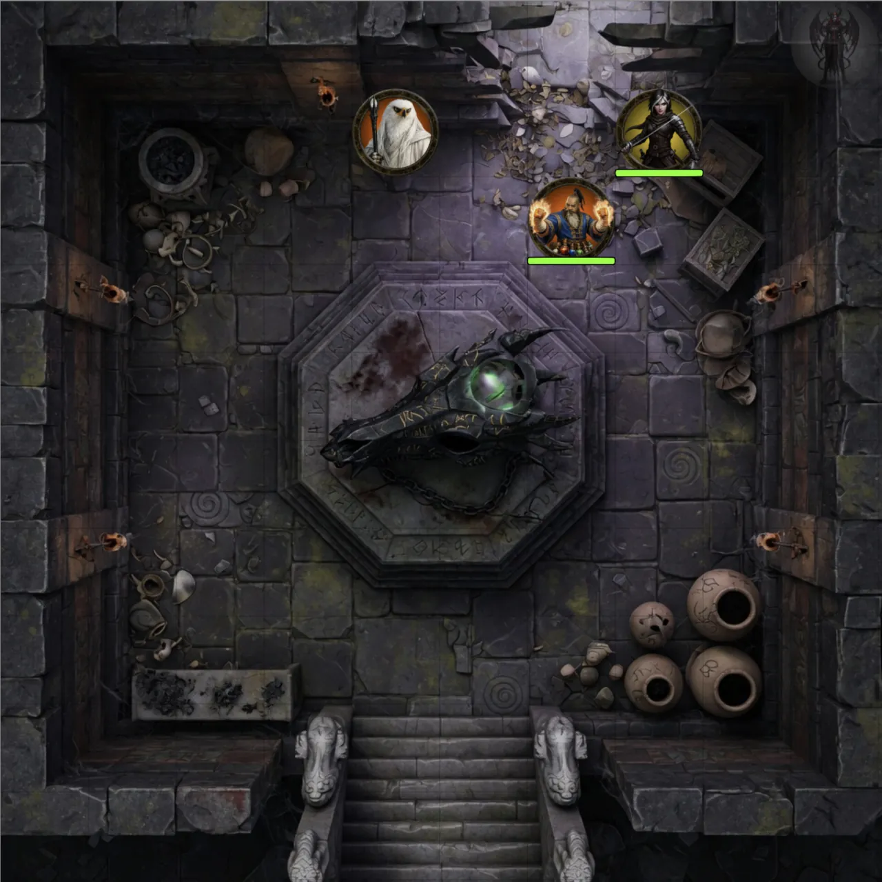 Battlemap before the edit